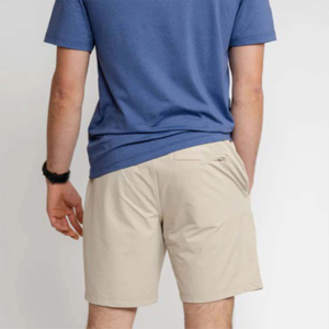 Pantalones Cortos Deportivos para Hombre, Mezcla de Polialgodón, Pantalones Cortos para Entrenamiento y Running con Cintura Ajustable, Servicio de Venta al Por Mayor OEM ODM - Product Image 2