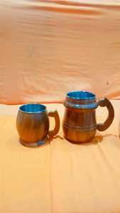 Eco-Friendly Polished Wooden Viking <b>Mug</b> with Hand Carved Engraving and Animal Design-Valentine's Day & Halloween Gift - Product Image 4