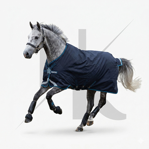 Manta para Caballo Impermeable, Transpirable y Ligera de Alta Calidad, Manta de 100g para Exteriores, Establos y Lluvia, de Poliéster - Product Image 3