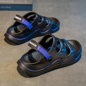 Sandales de sport respirantes et tendance à semelle épaisse antidérapante pour l'été, résistantes à l'usure, pour la plage et la marche quotidienne en extérieur - Product Image 1