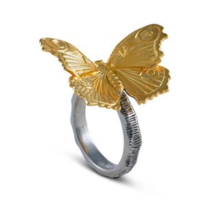 Elegante Anillo para Servilletas con Diseño de Mariposa Dorada, Perfecto para Mesas de Comedor, Decoración Festiva y Celebraciones, Decoración de Mesa de Comedor de la India - Product Image 1