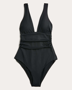 Traje de Baño de Una Pieza de Alta Calidad para Mujer, Cuello Halter, Spandex, Ropa Deportiva, Diseño Elegante y Ajustado - Product Image 1