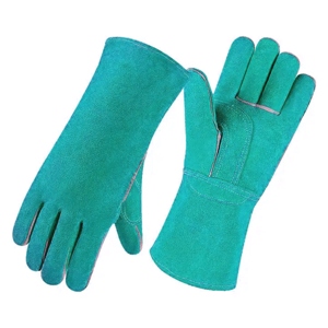 Gants de soudage en cuir de vachette pleine fleur, anti-vibration, résistants à l'abrasion, avec manchette de sécurité JNM SAFETY - Product Image 2