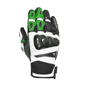 Gants de moto personnalisés pour hommes en cuir de mouton, respirants, imperméables, coupe-vent, compatibles écran tactile, pour l'été et le sport - Product Image 2