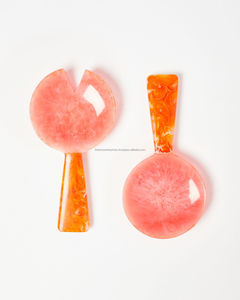 Tortoise Multi-Color Resin Short <b>Salad</b> <b>Server</b> , Full Resin <b>Salad</b> Spoon and <b>Salad</b> Fork, Epoxy Resin Swirl <b>Salad</b> <b>Servers</b> - Product Image 3