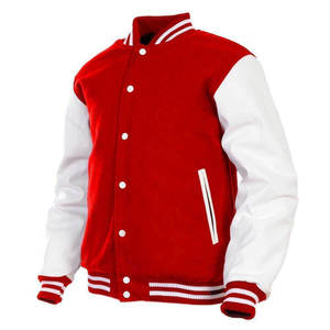 Men's <b>Winter</b> Designer Slim Fit Custom Made Stand Wool Front Breathable Anti-Bacterial Cartoon Patchwork Streetwear Varsity - Product Image 5