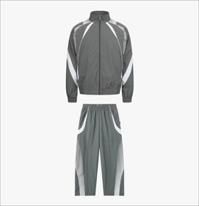 Conjunto de Chándal Casual con Capucha para Hombre, Tallas Grandes, Chaqueta Deportiva y Pantalones Deportivos con Cierre de Cremallera - Product Image 1