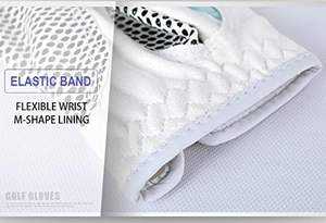 ถุงมือกอล์ฟสำหรับผู้หญิงหนึ่งคู่ ระบบยึดเกาะที่ดีขึ้น เย็นสบายและสะดวกสบาย - Product Image 3