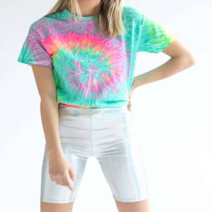 High Quality Wholesale Custom Logo <b>Tie</b> <b>Dye</b> T-<b>shirt</b> 100% Cotton Unisex Spiral Pattern Colorful Vintage Style Tee - Product Image 5