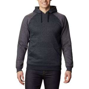 Sweat-shirt à capuche en molleton épais pour homme, personnalisé avec logo, manches raglan, couleur contrastante, style streetwear - Product Image 1