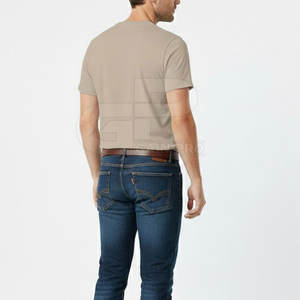 T-shirt graphique western pour homme, coupe slim, en coton, pour tenues décontractées et usage quotidien. T-shirts western pour homme. - Product Image 4