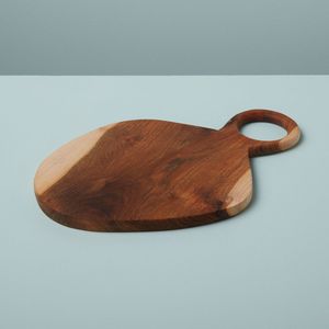 Planches à découper en bois de teck et de chêne de haute qualité, planches à découper personnalisées en bois à grain traversant avec poignée, planches à découper de cuisine en bois d'acacia - Product Image 3