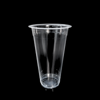 Gobelet en plastique PP polypropylène durable, fin et haut, 18 oz, 6,5 g, pour cocktail, fabriqué en Indonésie