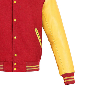 Bulk Plain Wool <b>Baseball</b> Varsity <b>Jacket</b> <b>for</b> <b>Men</b> Private Label Wholesale Geometric Pattern - Product Image 4