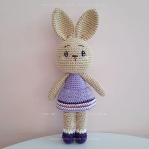 ตุ๊กตากระต่ายอีสเตอร์ถักโครเชต์ทำมือจากผ้าฝ้าย 45 ชิ้น ขายส่ง |   ตุ๊กตาอามิกุรุมิสำหรับของขวัญฤดูใบไม้ผลิ ยี่ห้อ MITEXCO รุ่น - Product Image 4