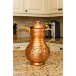 100% Pure Copper Water Jug Christmas <b>Gift</b> <b>Set</b> for Healthy Body Good for Back to School Kitchen Essential for Students & Adults - Product Image 3