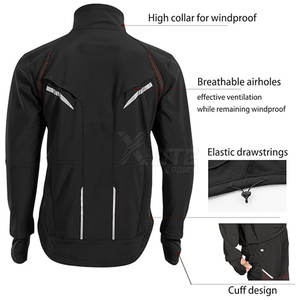 Veste de cyclisme personnalisée en polyester respirant, coupe athlétique, pour la pratique du cyclisme, les séances de fitness et les performances en extérieur - Product Image 5