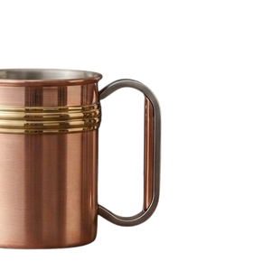 Grossiste exportateur de verres à eau, vaisselle de cuisine polie brillante, tasses en cuivre sur mesure, tasses en cuivre pur - Product Image 4