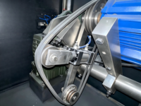 Équipement de meulage de pots de 7,5 kW à longue durée de vie, machine de meulage de pots en fonte de bonne qualité pour le polissage des surfaces externes