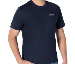 100% Cotton Men T Shirt Crew Neck Short Sleeve Solid Casual <b>Tee</b> Blank <b>Tee</b> for Custom Logo - Product Image 6
