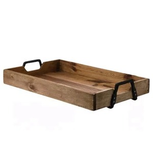 Bandeja de Servir de Bambú Rectangular, Diseño Minimalista Sólido, Juego de Platos de Madera Duraderos para Decoración del Hogar, Juego de Bandejas de Servir de Bambú - Product Image 2