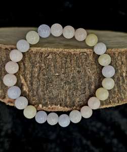 Bracelet en pierre de Morganite naturelle 8 mm, best-seller, pierre semi-précieuse, bracelet de guérison Reiki, pierre taillée, meilleure qualité - Product Image 4