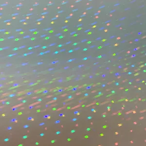 Film vinyle autocollant holographique argenté arc-en-ciel de haute qualité, rouleau de film brillant iridescent pour projets de décoration - Product Image 3