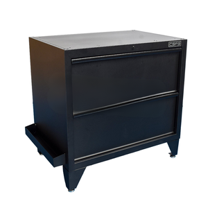 Wholesale Heavy Duty 91cm 2 <b>Drawer</b> Matte Black Powder Coated Steel Tool Cabinet Lower Cabinet for Workshop Garage <b>Storage</b> - Product Image 5