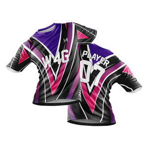 Maillots de football personnalisés respirants pour la saison estivale, 100% polyester, impression sérigraphique, haute qualité, évacuation de l'humidité - Product Image 3