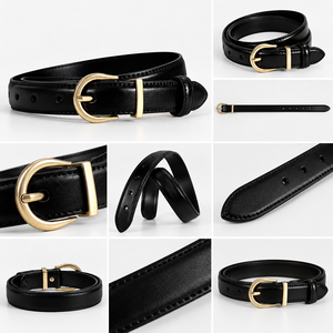 Professional Profile <b>Leather</b> <b>Belt</b> for Men Premium Office Wear <b>Belt</b> from Divine International - Product Image 4