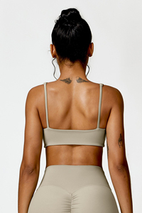 Sujetador Deportivo para Mujer, Color Verde Claro, Estilo Racerback, Sin Varillas, Sin Costuras, Transpirable, Diseño Deportivo, Spandex y Poliéster, para Todas las Temporadas - Product Image 5