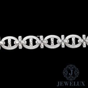 New Arrival Moissanite Tennis Bracelet Iced Out Hip Hop Jewelry <b>for</b> <b>Men</b> Women Custom Length Gold Plated <b>Silver</b> Chain Wholesale - Product Image 2