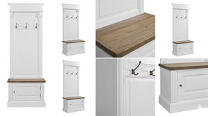 Gabinete de Almacenamiento Deren de Madera de Teca Sólida con 1 Puerta, Ecológico, Duradero, Compacto, Minimalista, con Acabado Natural, para Espacios Pequeños - Product Image 5