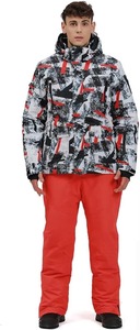 Heavy Duty Unisex Heated Ski Suit Waterproof -Tex Snow Wear Set for Extreme Cold Weather with Wool Insulation - Product Image 5