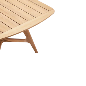 Table à manger ovale moderne en bois massif, écologique, durable, imperméable, 10 places, design mi-siècle, meubles de maison stables - Product Image 4