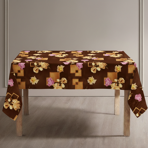 Nappe à motifs géométriques 140x180 cm Couverture de table imprimée pour salle à manger, cuisine et utilisation polyvalente - Product Image 3