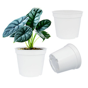 Boîte de culture attrayante polyvalente résiliente Pots de jardinage en polymère Conteneurs de pépinière synthétiques L-002-1 d'embellissement de la vitrine - Product Image 1