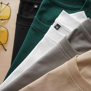 เสื้อยืดคอตตอนสีสันสดใสสำหรับผู้ชาย แขนสั้น ทรงหลวม ระบายอากาศได้ดี เป็นมิตรกับสิ่งแวดล้อม น้ำหนัก 180 กรัม ผลิตในบังกลาเทศ รับผลิตตามแบบ - Product Image 3