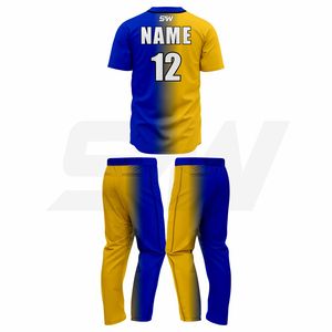 Maillot de baseball pour hommes le plus vendu, personnalisable avec logo, en polyester respirant et léger, pour équipe de softball - Product Image 2