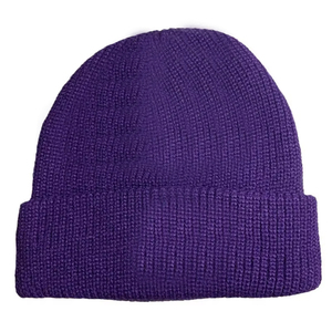 Bonnet en tricot jacquard à carreaux, pour l'extérieur, hiver, unisexe, décontracté, tricot côtelé épais, 100% acrylique - Product Image 6