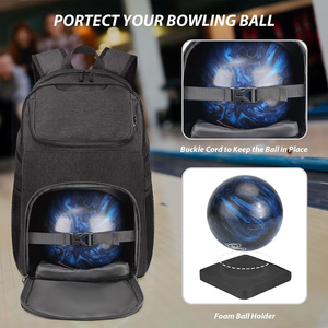 Professional Sports Backpack with Shoe Compartment Water Resistant Gym <b>Bag</b> Large Capacity Athletic <b>Training</b> Rucksack 2026 - Product Image 5