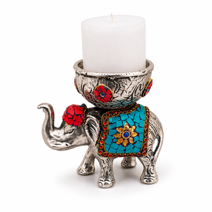 <b>Elephant</b> Bowl Candle Holder Aluminium Decorative Bowl Stand Ethnic Home Decor <b>Gift</b> Wholesale - Product Image 2