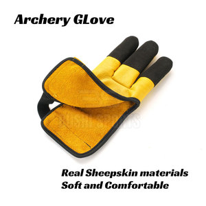 Gants de tir à l'arc respirants, dotés d'une construction flexible et de gants de tir à l'arc durables pour les aventures en plein air - Product Image 4