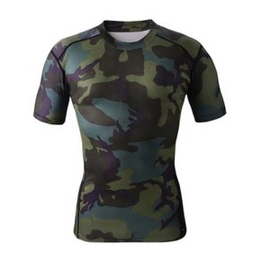 Maillots de protection MMA à manches courtes pour hommes de qualité supérieure, vêtements de sport bicolores pour adultes, maillots de fitness - Product Image 1