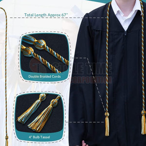 Durable Graduation Cords With Premium Thread Construction Graduation Cords For Educational Ceremonies - Product Image 3