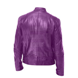 Men's Leather Jacket Stand Collar Breathable Winter Warm Casual Streetwear High Street Style - Product Image 4