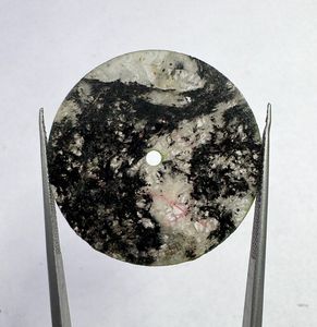 Automatic <b>Watch</b> Dial Handmade Natural <b>Black</b> & White Marble <b>Watch</b> Dial 30mm Unique Pattern Gemstone Round Disc For Watchmaking - Product Image 5
