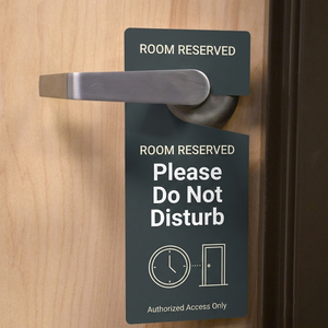 Waterproof PVC <b>Door</b> Hanger Sign Custom Branding Solution for Hotels Offices Apartments and Retail Promotion - Product Image 2