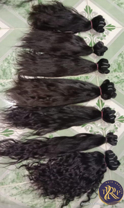 Trame de génie de haute qualité 100% naturel Remy sud de l'Inde Temple extension de cheveux humains bruts trame unique cheveux vierges bouclés style ondulé - Product Image 4