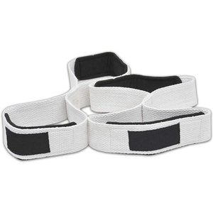 Your Logo Customized Figure 8 Lifting Straps Cotton Weight Lifting <b>Strength</b> <b>Training</b> Gym Double Loop Figure 8 Strap OEM Service - Product Image 1